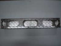 Oval Aluminum Diamond Plate Mount Box (3 Lights)