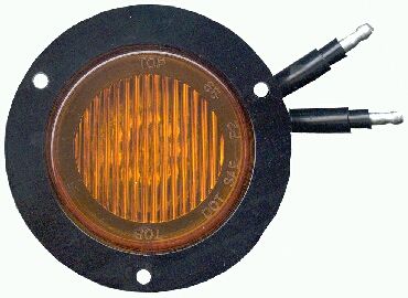 LED 2-1/2” Clearance/Marker sealed lamp with flange (Amber)